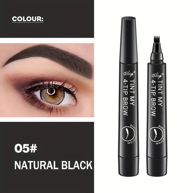 Delineador de Cejas 4 Puntas – Tinta Semi-