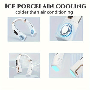 VENTILADOR DE CUELLO CON LUZ LED