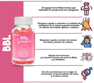 GOMITAS DE AGUAJE BBL - PRODUCTO PARA ELLAS