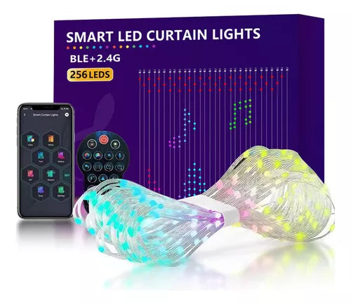 CORTINA INTELIGENTE 3D LED