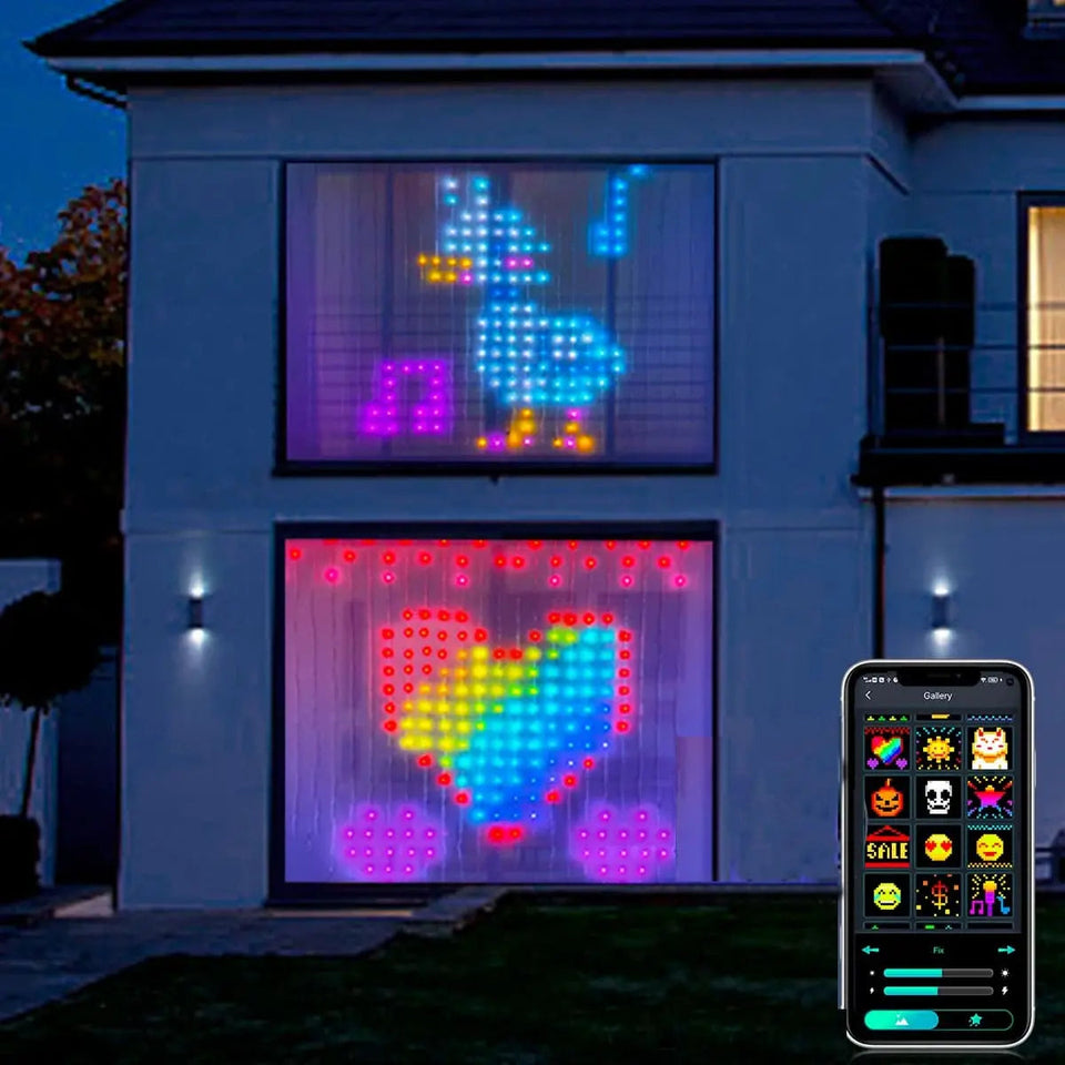 CORTINA INTELIGENTE 3D LED