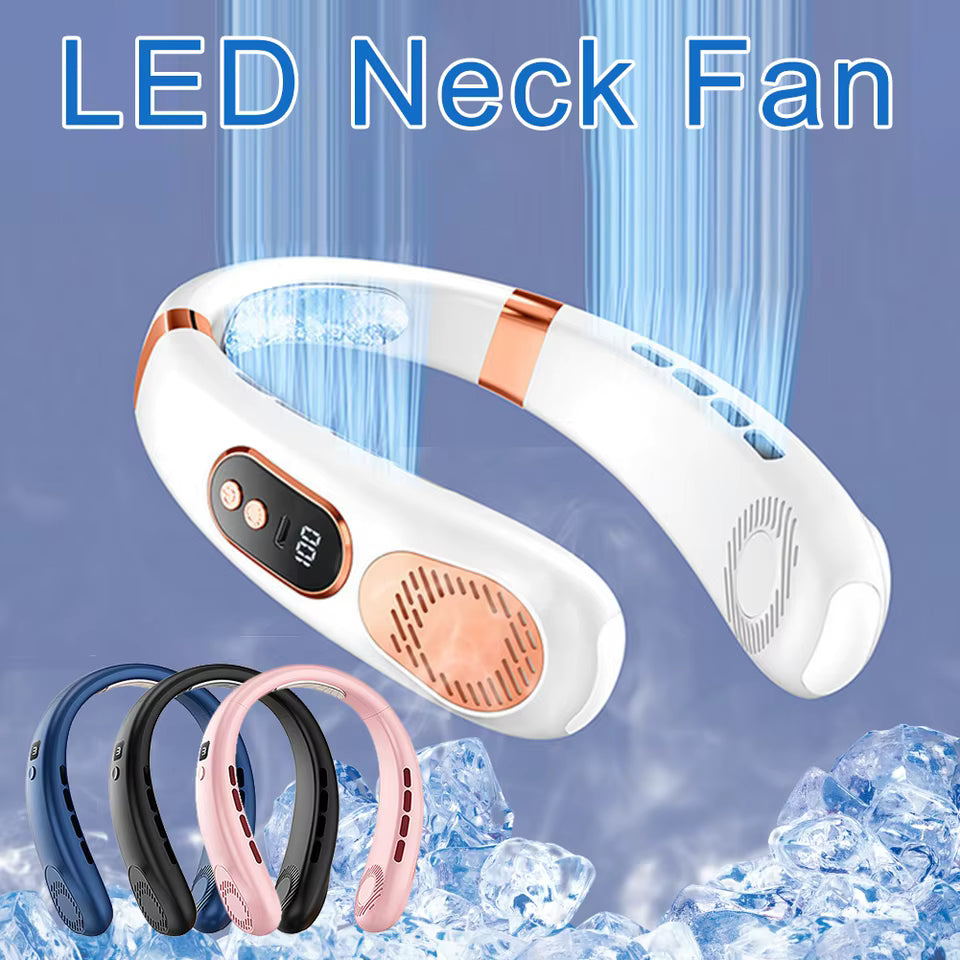 VENTILADOR DE CUELLO CON LUZ LED