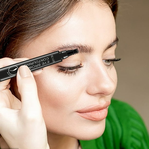 Delineador de Cejas 4 Puntas – Tinta Semi-