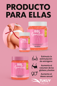 GOMITAS DE AGUAJE BBL - PRODUCTO PARA ELLAS