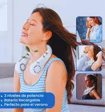 VENTILADOR DE CUELLO PORTATIL RECARGABLE