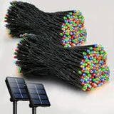 LUCES DE NAVIDAD CON PANEL SOLAR 20 METROS