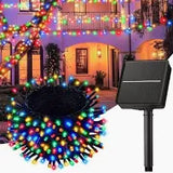 LUCES DE NAVIDAD CON PANEL SOLAR 20 METROS