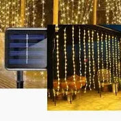 LUCES DE NAVIDAD CON PANEL SOLAR 20 METROS