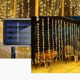 LUCES DE NAVIDAD CON PANEL SOLAR 20 METROS